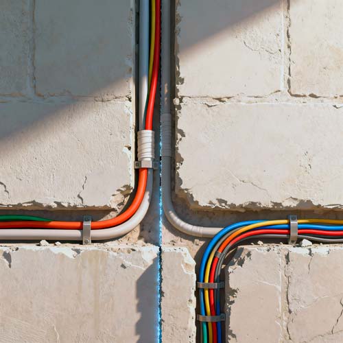 Разделение силовых и слаботочных линий