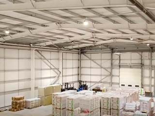 Электромонтажные работы на складе