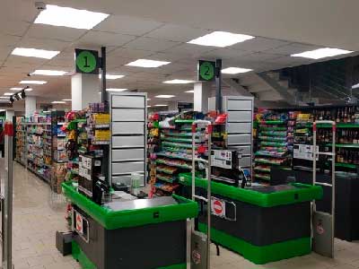 Электромонтаж в магазинах, ТЦ, бутиках