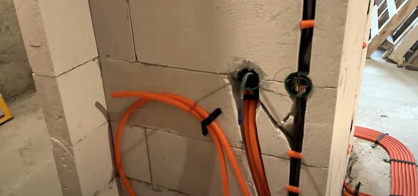 Электромонтажные работы в новостройке: штробление стен