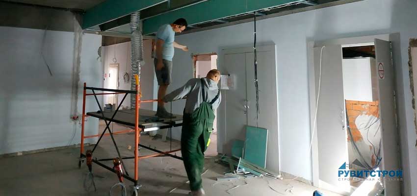 Электромонтаж кабельных линий в офисе
