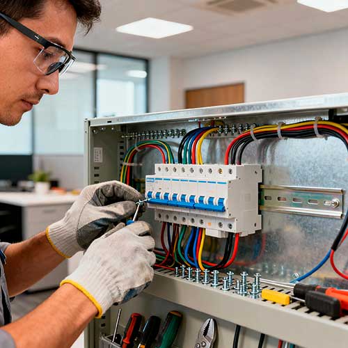 Сборка электрощита для офиса