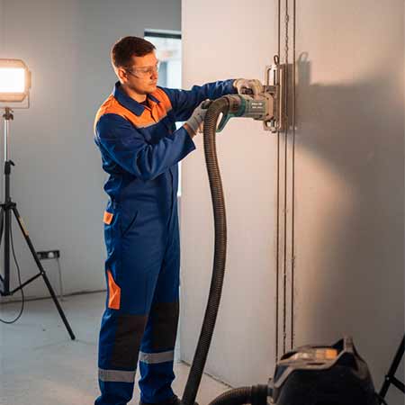 Штробление без пыли